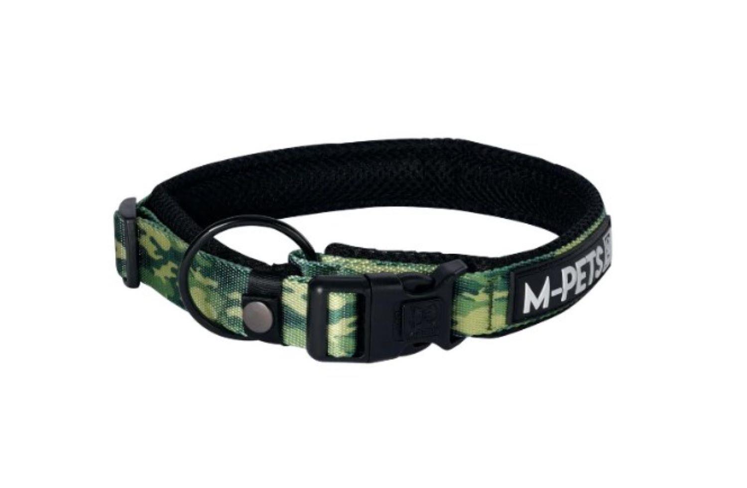 M-Pets Hiking Soft Military XL Kilit Mekanizmalı Boyun Tasması (Boyun 65 - 75 cm)