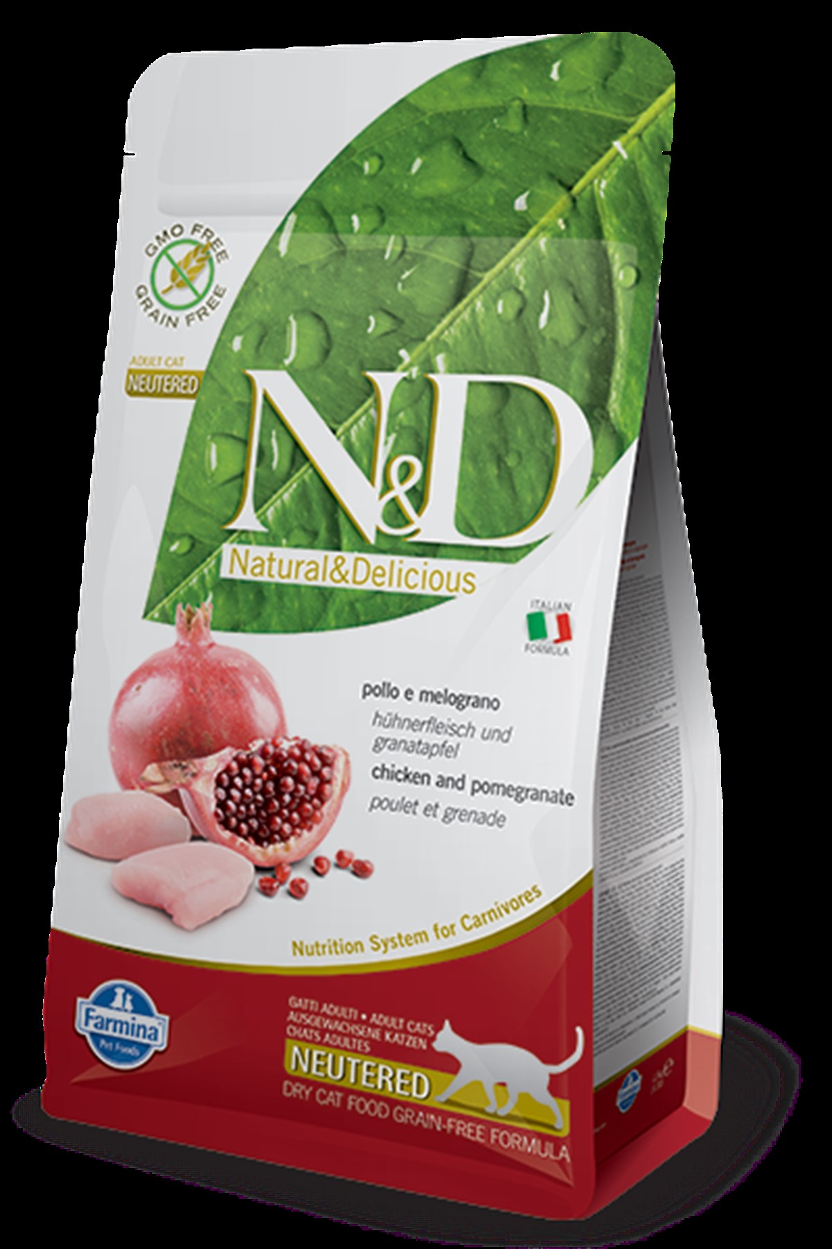 N&D Prime Tahılsız 5 kg Tavuklu Narlı Kısırlaştırılmış Kedi Maması