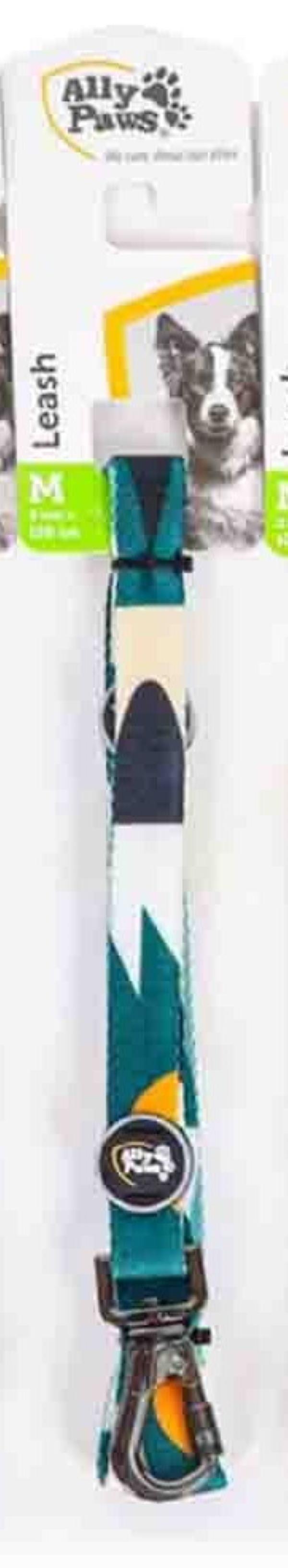 Ally Paws Kilitli Yeşil Köpek Gezdirme Kayışı S 120 cm x 1,5 cm