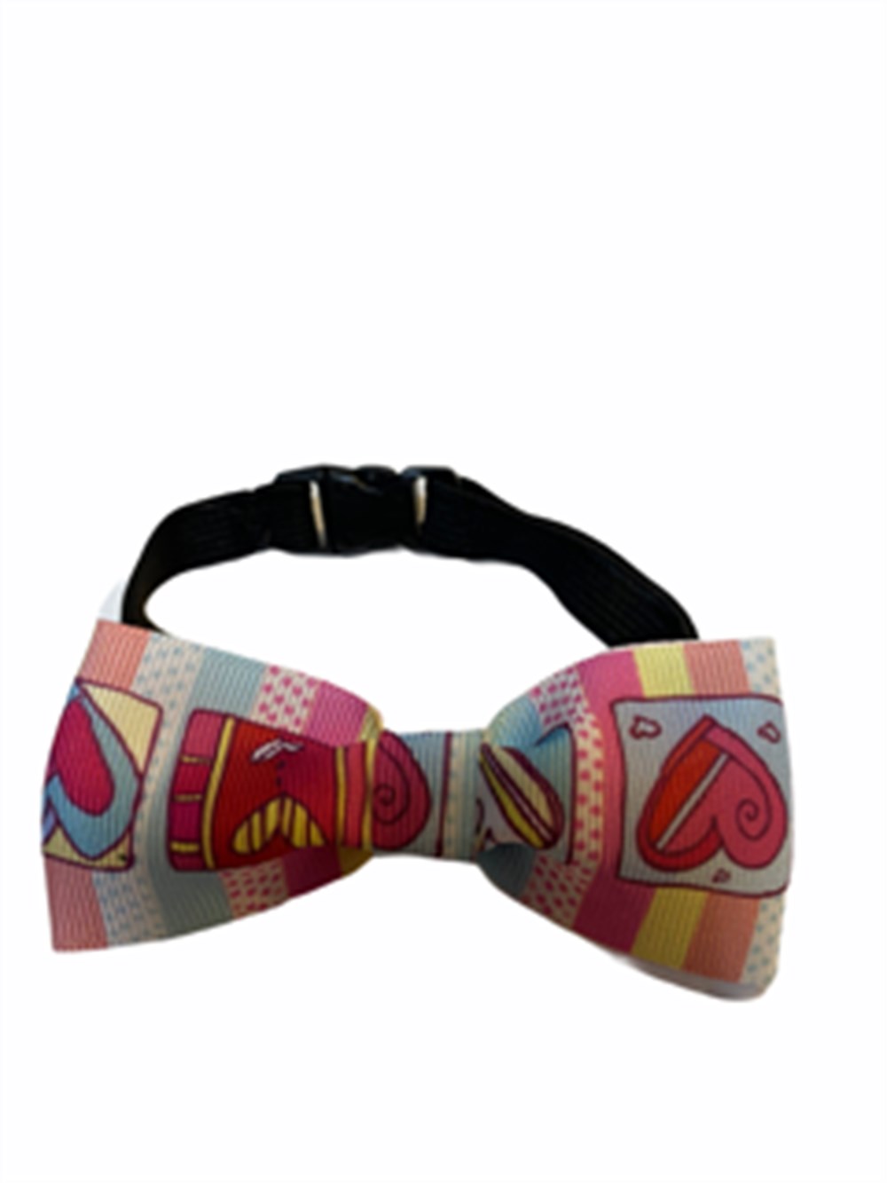 Kedi ve Köpek Papyon Tasma Kalpli