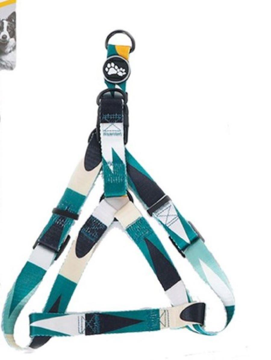 Ally Paws Yeşil Köpek Göğüs Tasması (Göğüs: 20 cm x 46 cm)