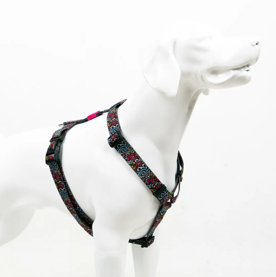 Tailpetz H-tip Graffiti M Orta Irk Köpek Göğüs Tasması (Göğüs 42 cm x 69 cm)