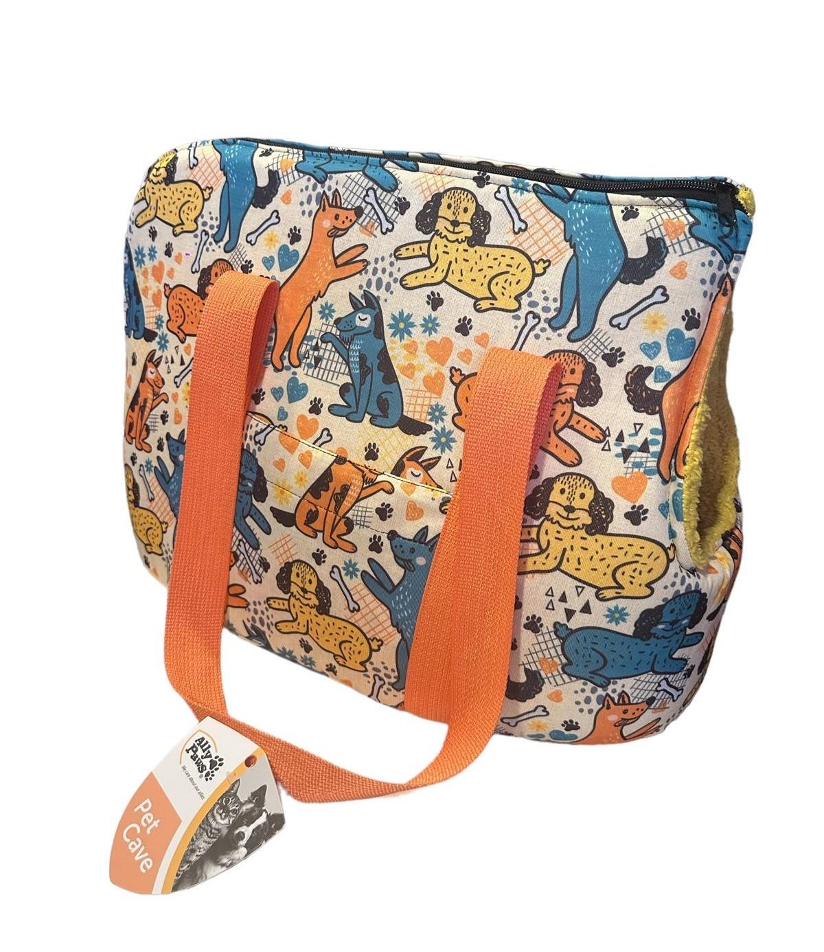 Ally Paws Fermuarlı Doggy Kedi ve Küçük Köpek Taşıma Çantası