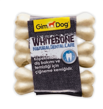 Gimdog Mordimi Press Kemik 3,5'' - 9 cm - 3'lü Beyaz Kemik 60 gr