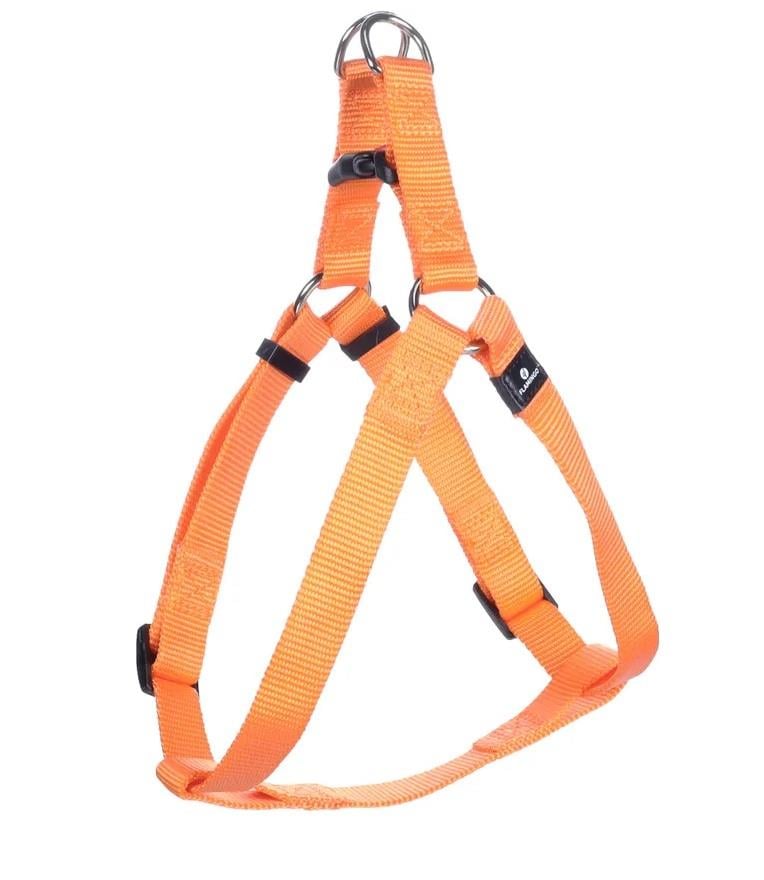 Flamingo Ziggi Kilitli Üçgen Köpek Göğüs Tasması, Göğüs: 35-60 cm Turuncu