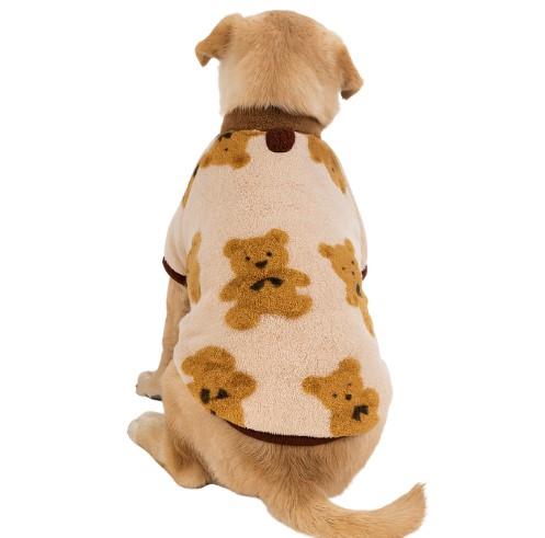 Gedyco Bear Premium Peluş Orta Irk Köpek Sweatshirtü (8 kg-20 kg arası köpeklere uygundur)