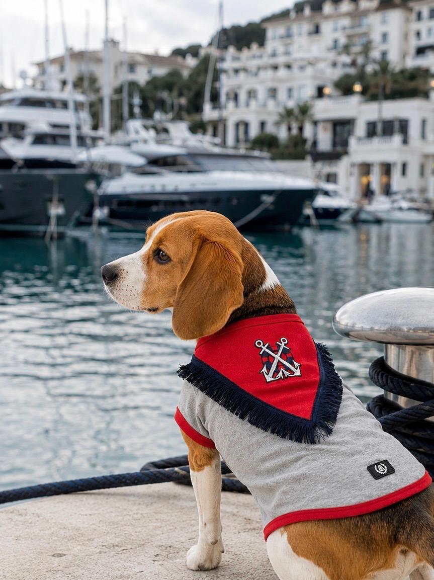 Alphadog Sailor Küçük Irk Köpek T-shirtü