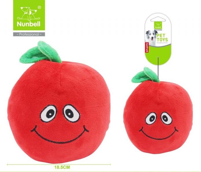 Nunbell Sesli Domates Peluş Köpek Oyuncağı 18,5 cm