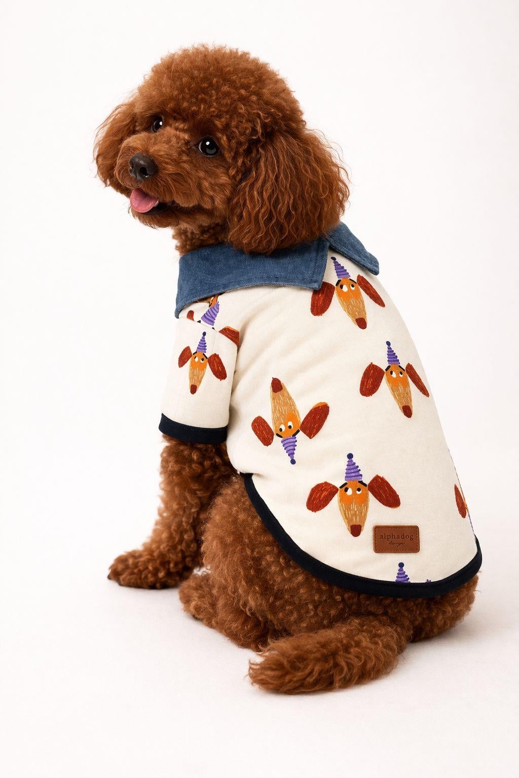 Alphadog Party Pup Küçük Irk Köpek T-shirtü