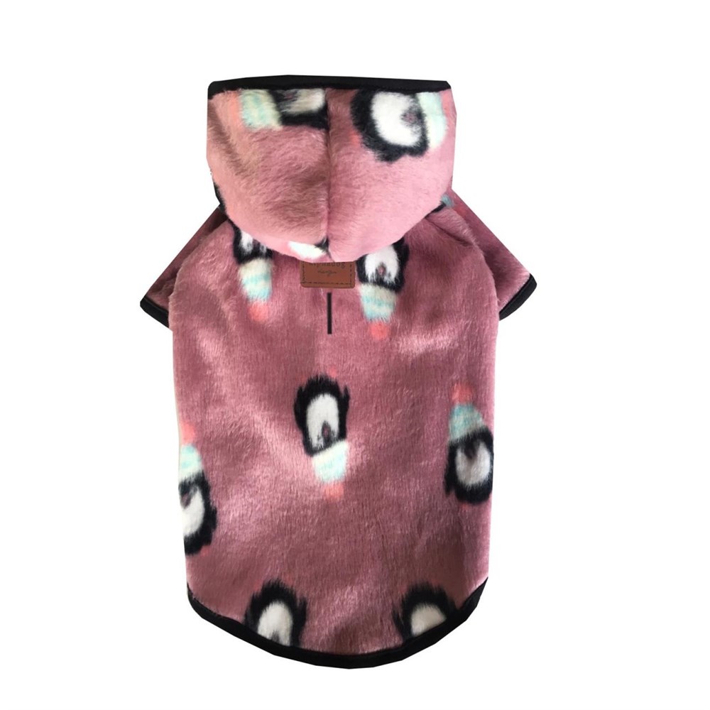 Alphadog Pink Peng Kapüşonlu Köpek Poları