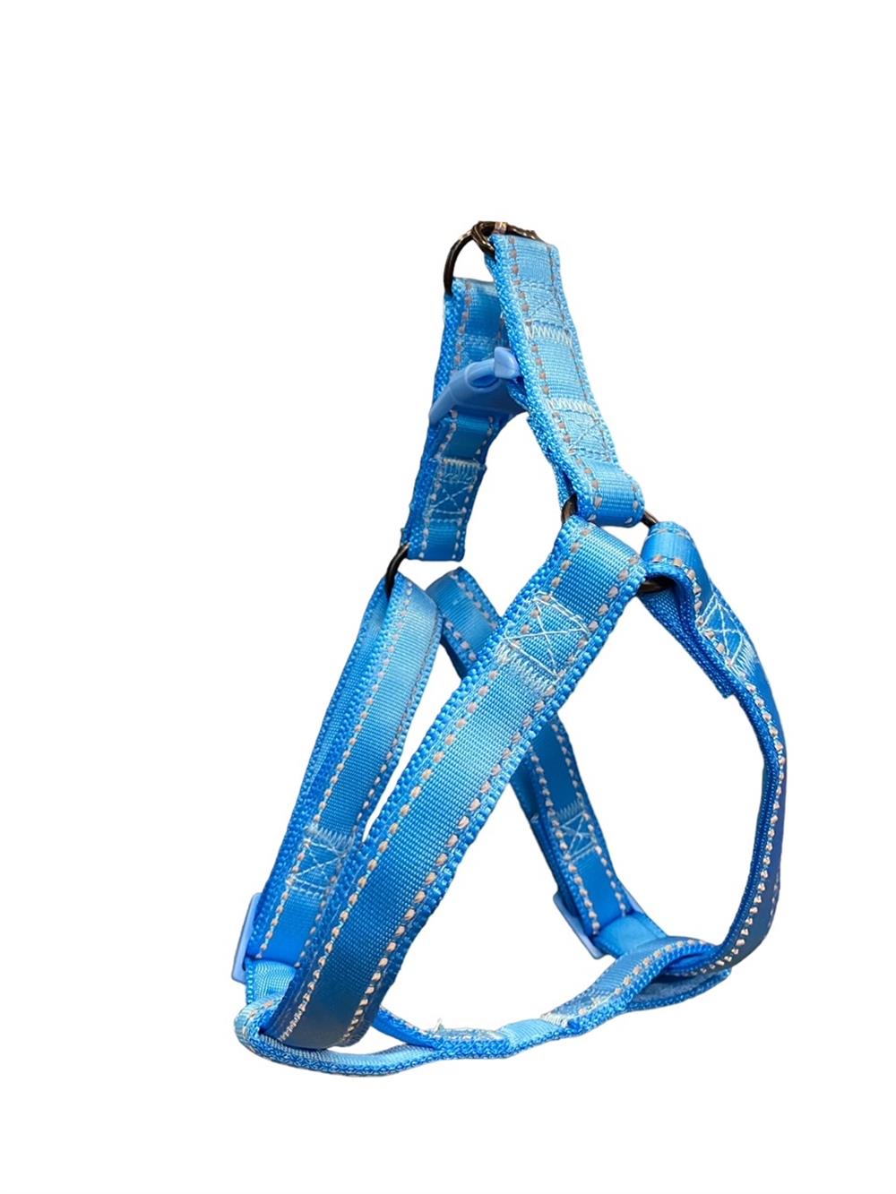 Blue Reflektörlü Küçük-Orta Irk Köpek Göğüs Tasması (Göğüs: 50 cm x 70 cm)