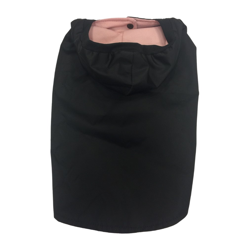 Kapüşonlu, Siyah-Somon Yağmurluk