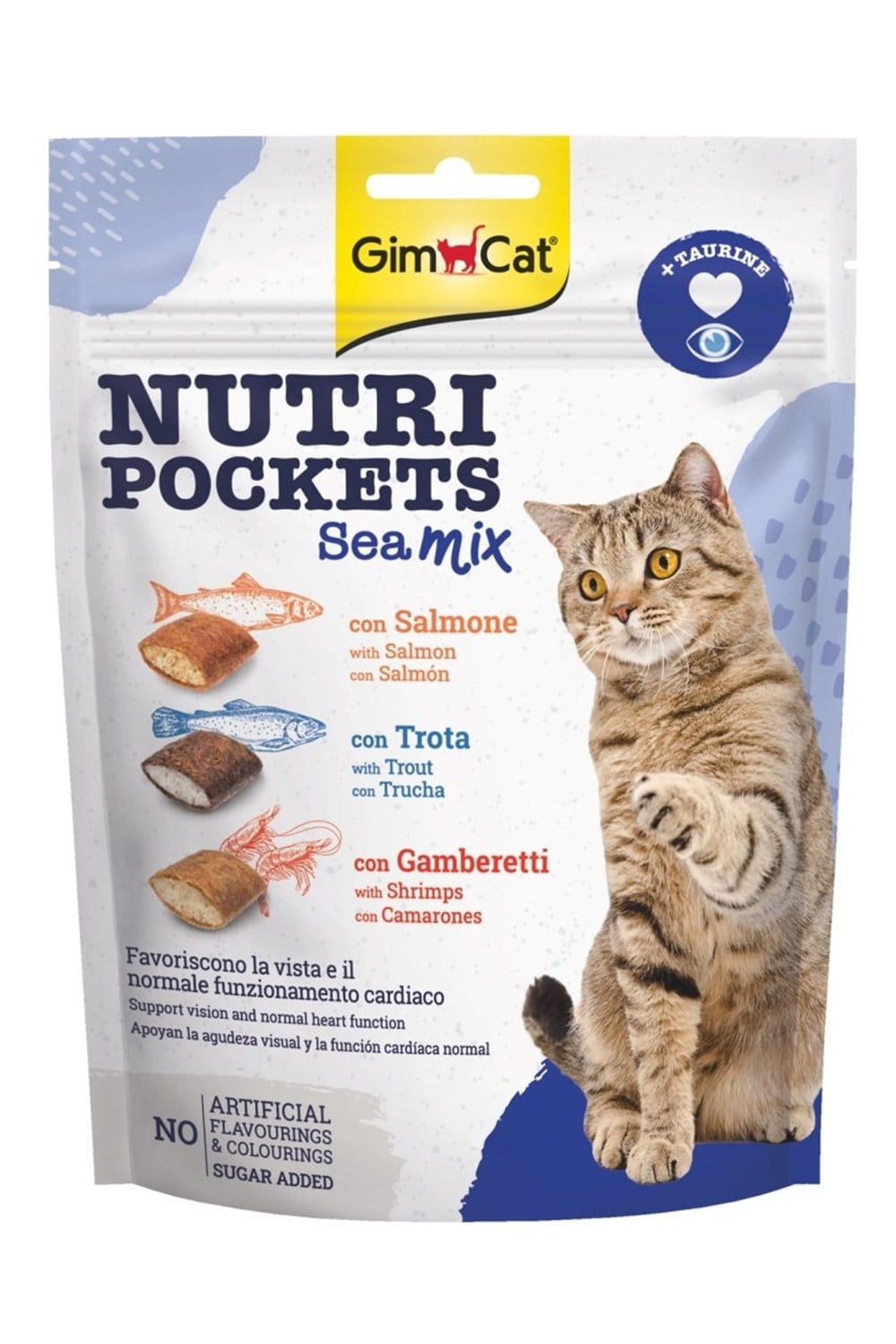Gimcat Nutripockets Kedi Ödülü Sea Mix 150 gr