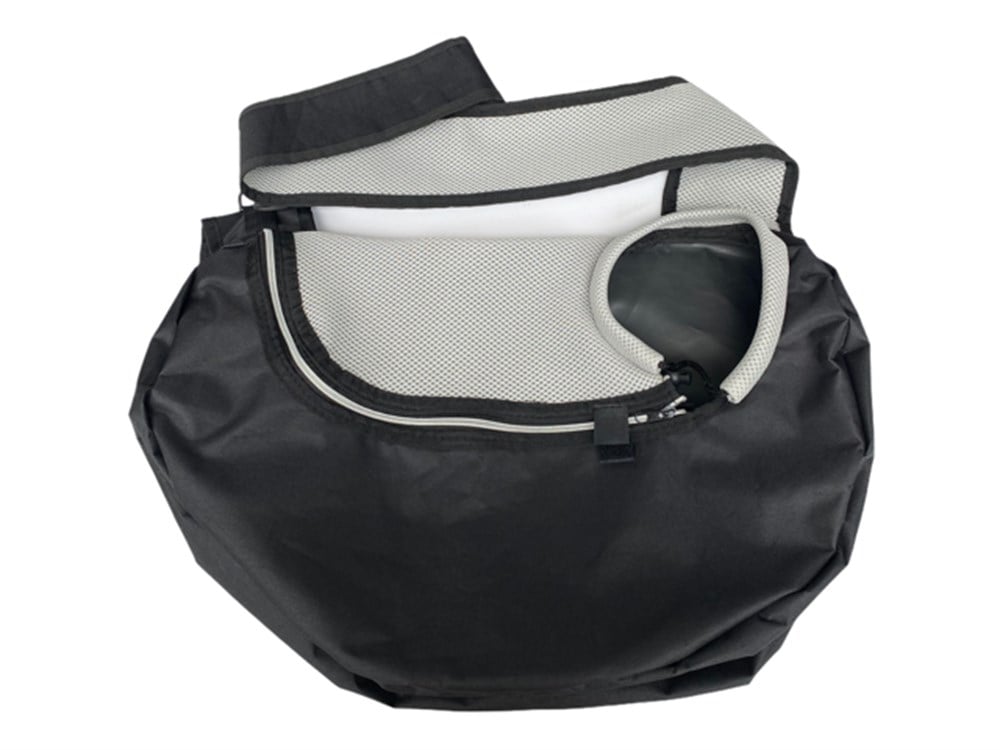 Postacı Tipi Çapraz Kedi ve Köpek Taşıma Çantası Gri