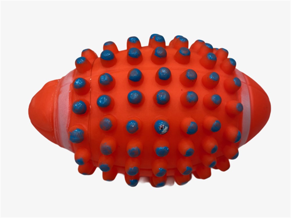 Sesli Plastik Beyzbol Topu Köpek Oyuncağı 13 cm