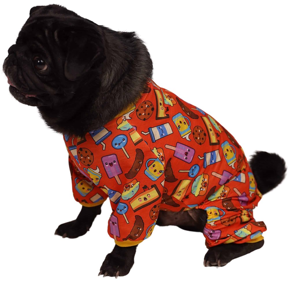 Pawstar Candy Küçük Köpek Penye Tulum Pijama