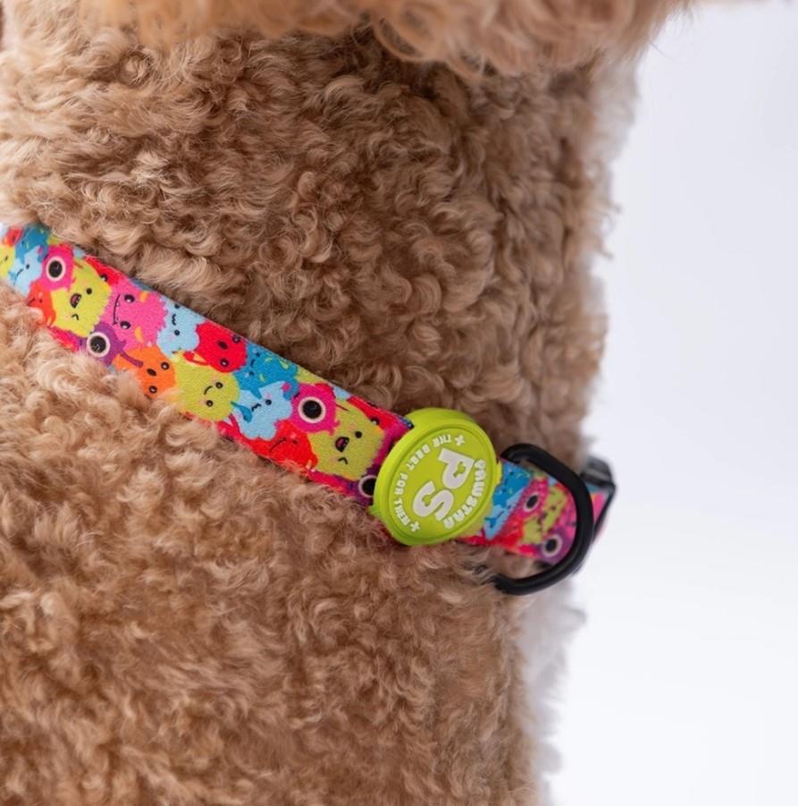 Pawstar Monsters Boyun Tasması M (Boyun çevresi: 32 cm x 48 cm)