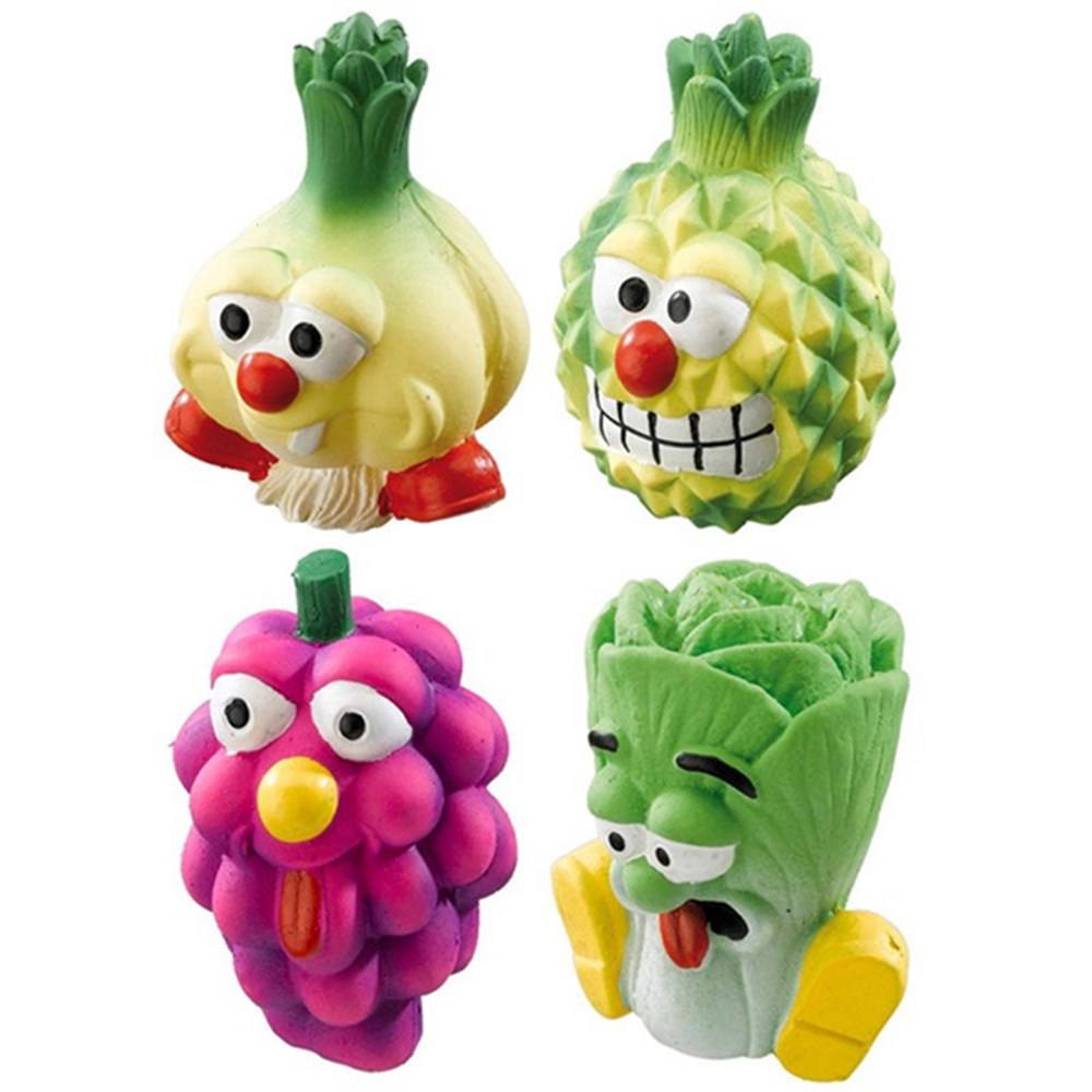 Ferplast Sesli, Yumuşak Latex Vegetables Köpek Oyuncağı 10 cm (1 Adet)