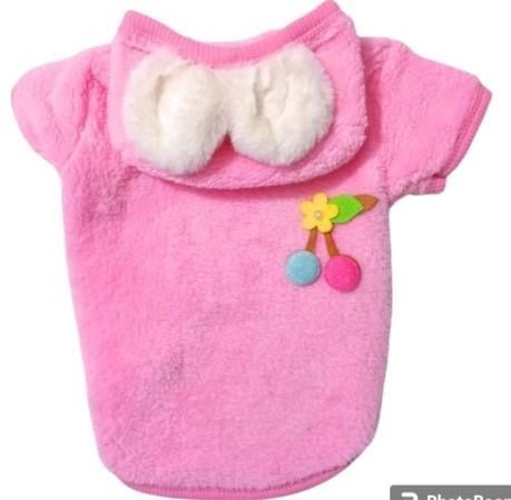 Gedyco Pink Premium Peluş Büyük Irk Köpek Sweatshirtü (21-50 kg arası köpeklere uygundur)