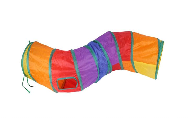 Nunbell S Kedi Tüneli Kedi Oyuncağı 123 cm, Çap: 25 cm