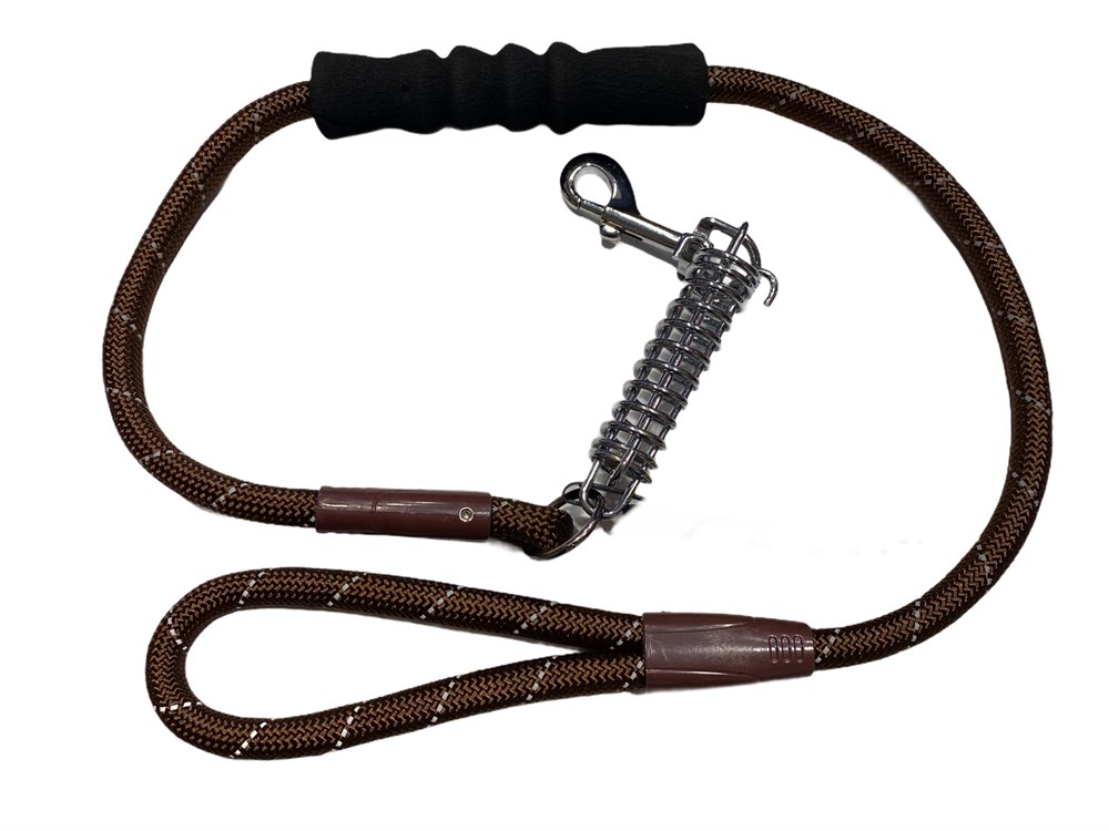 Nunbell Choko Yaylı ve Reflektörlü Şok Gezdirme Kayışı 1,2 cm x 120 cm