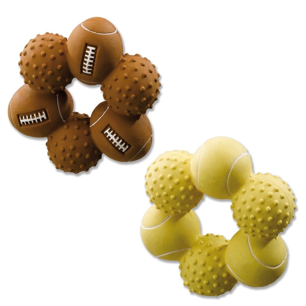 Ferplast Sesli, Yumuşak Latex Top Köpek Oyuncağı 9,5 cm 