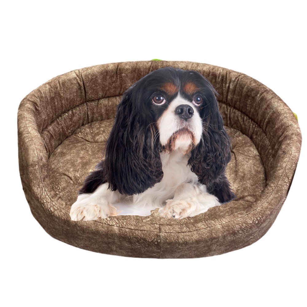 Vintage Vizon Kedi ve Köpek Yatağı 56x44x18 cm