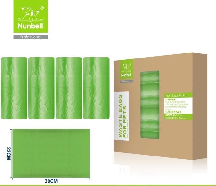 Nunbell 12 Rulo Köpek Kaka Poşeti