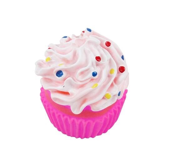 Pawise Suda Batmaz, Vinyl, Sesli Cupcake Köpek Oyuncağı 8,5 cm