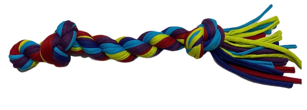 Bordolu Renkli Oyun ve Diş İpi 25 - 30 cm