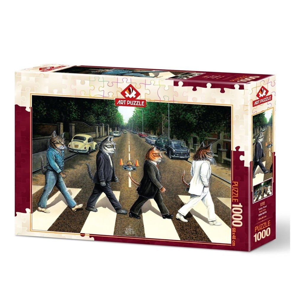 Kedi Geçidi Puzzle 1000 Parça