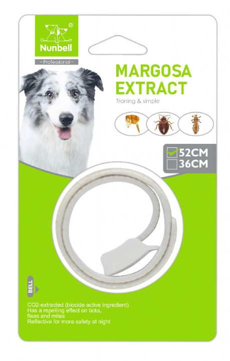 Nunbell Orta-Büyük Köpekler için Pire, Kene Tasması (Boyun mx: 52 cm)