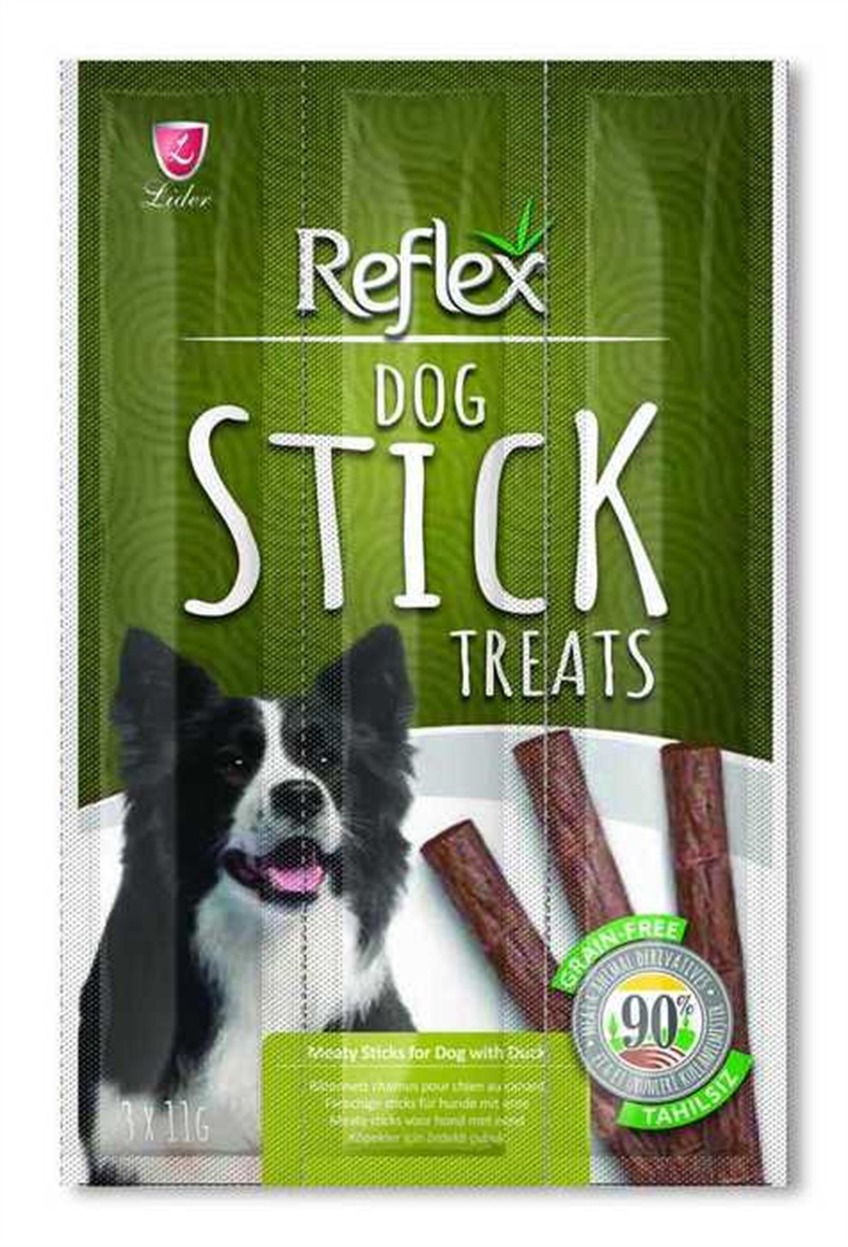 Reflex Sticks Ördekli Köpek Ödül Çubukları 3x11 gr