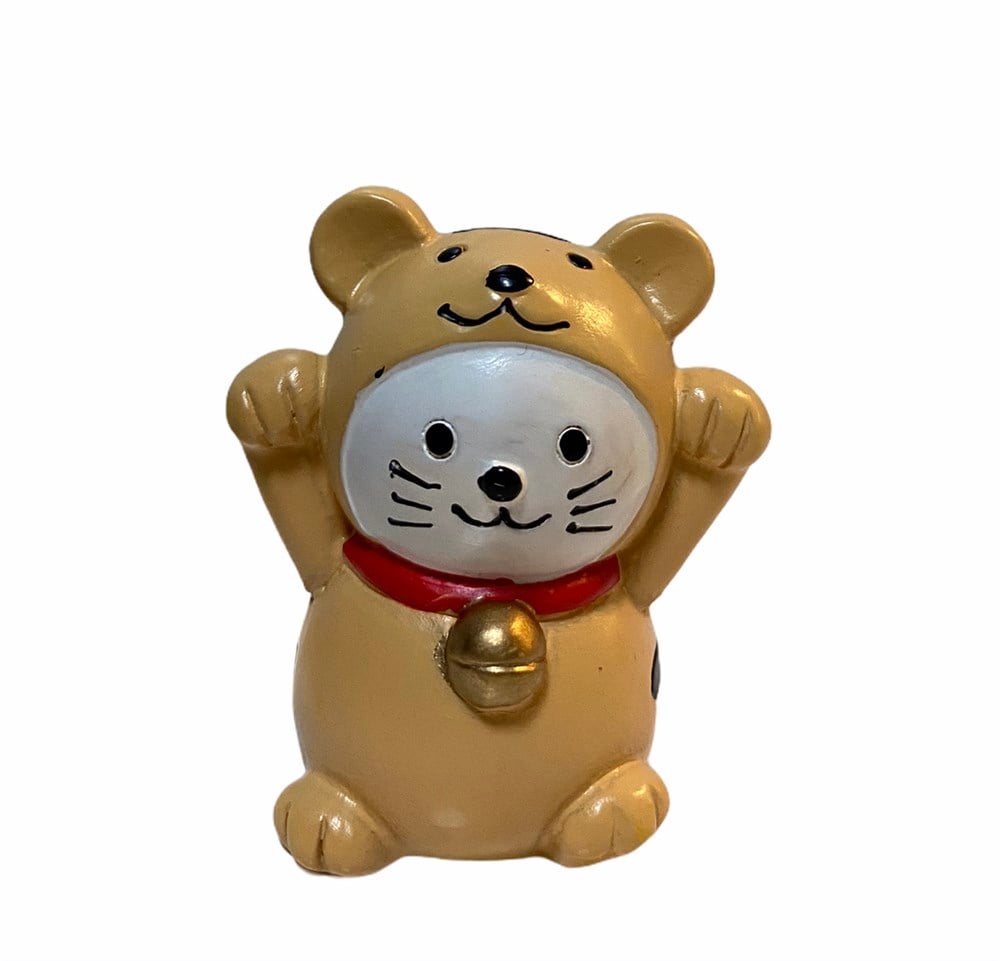 Maskeli Kedi Biblosu Bej