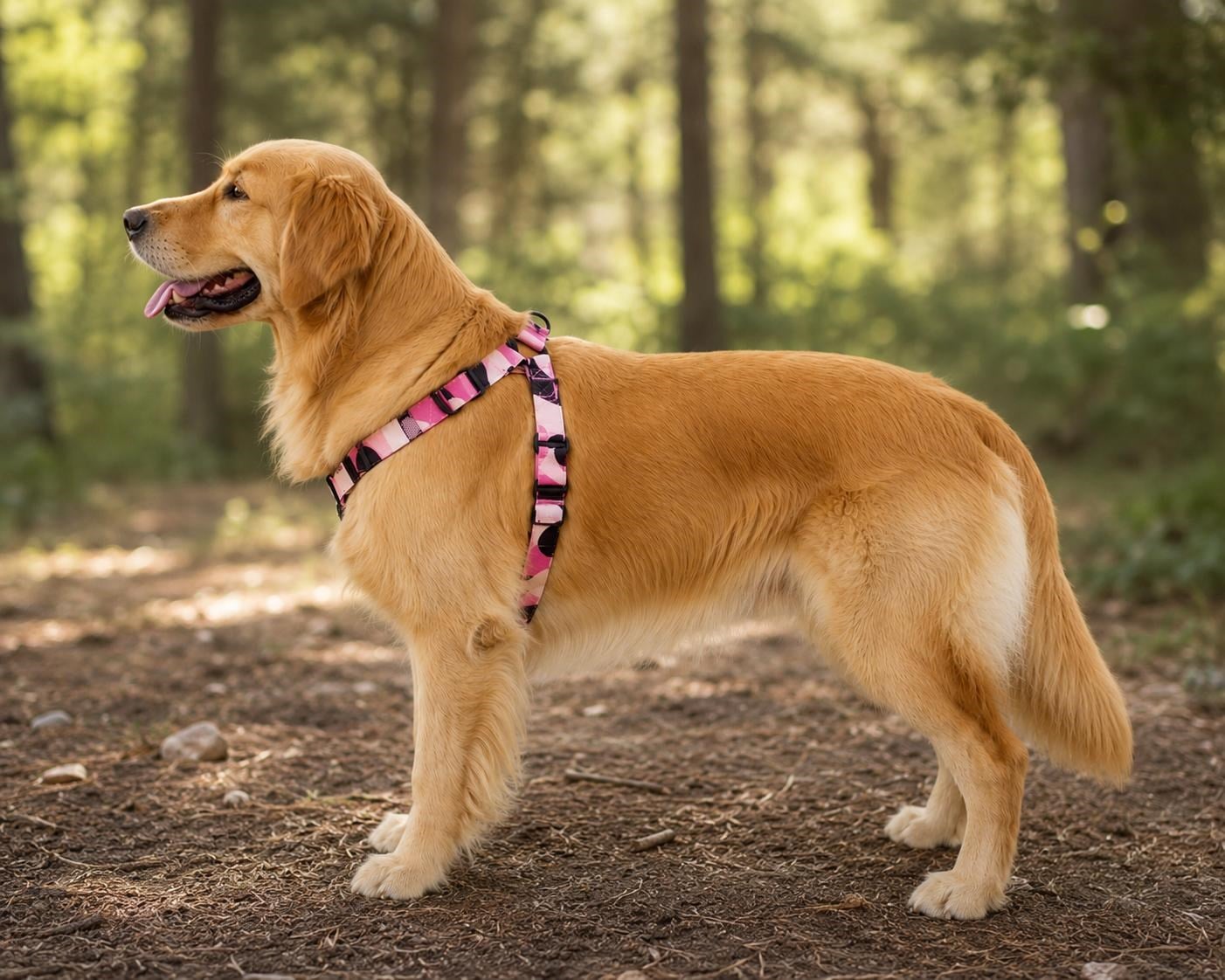 Ally Paws Pembe Köpek Göğüs Tasması  L Büyük Irk Köpek (Göğüs: 48 cm x 70 cm)