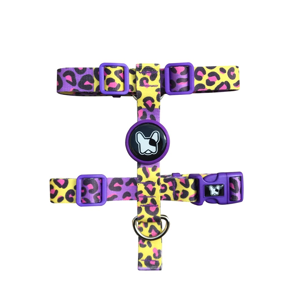 Dogness H-tip Leopard XL Orta ve Büyük Irk Köpek Göğüs Tasması (Göğüs 51 cm x 85 cm)
