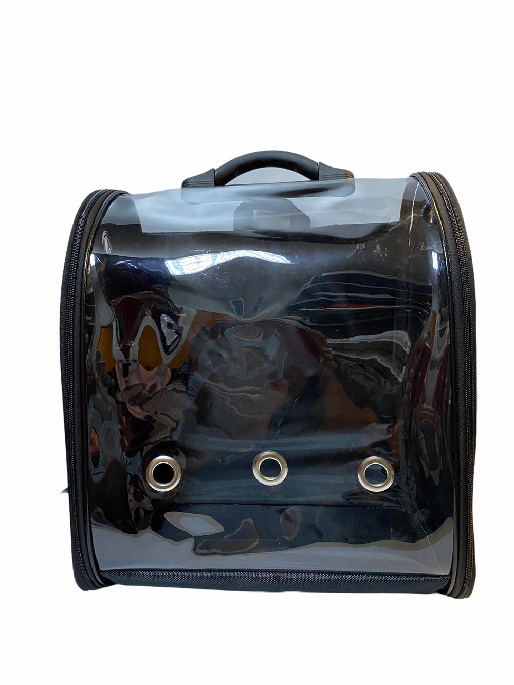 Kedi ve Köpek Büyük Taşıma Sırt Çantası Siyah