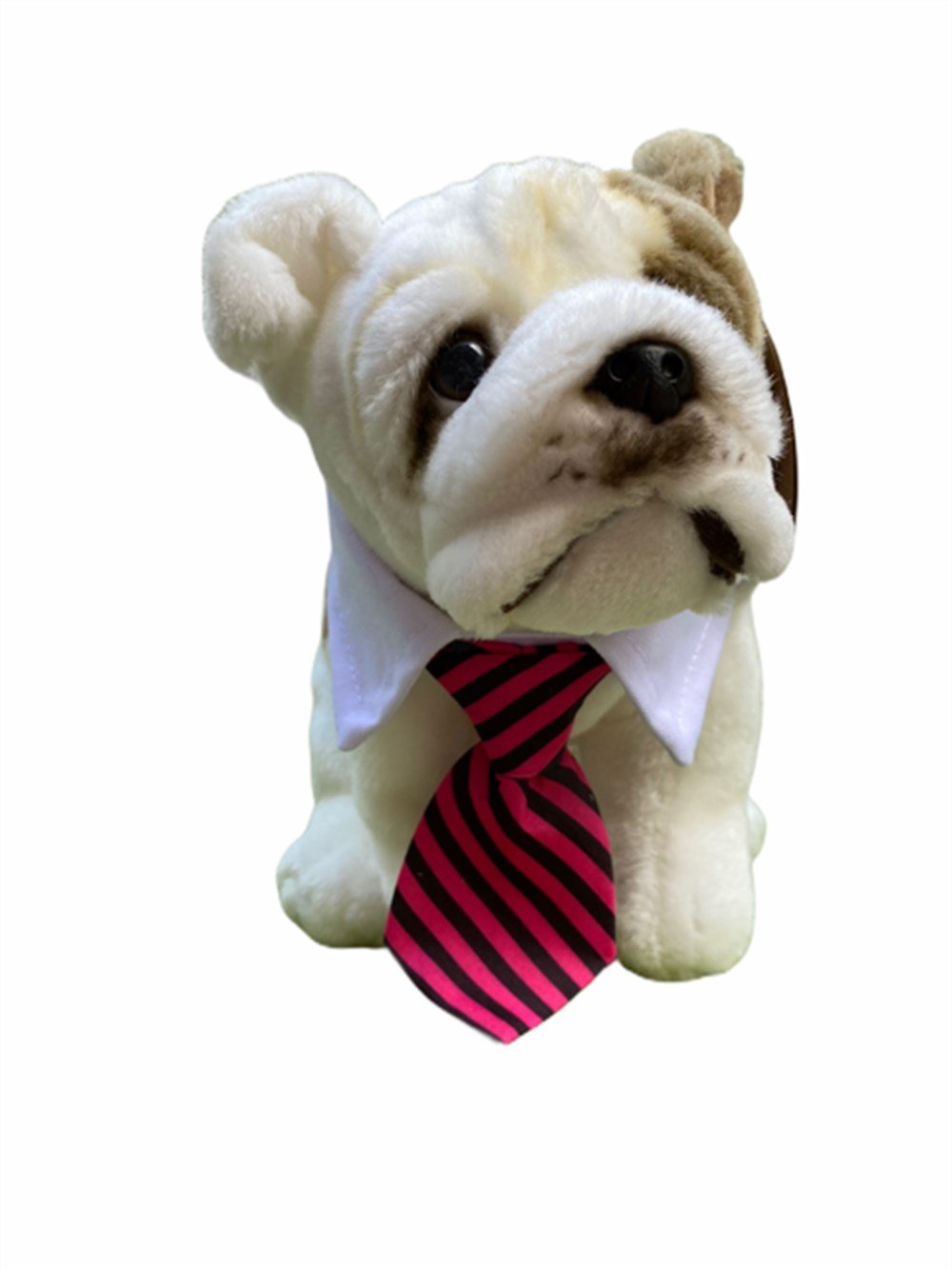 Gömlek Yakalı Kravatlı Kedi ve Köpek Tasması Pembe