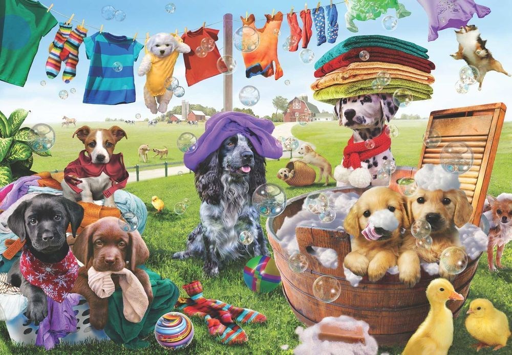 Eğlenceli Köpekler Puzzle 260 Parça