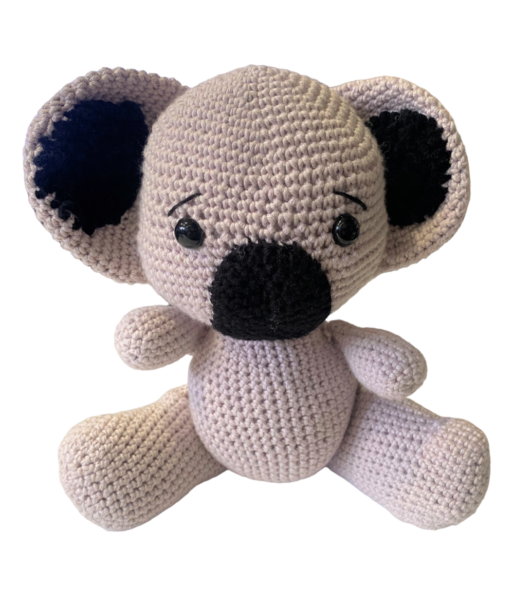 Tombik Koala Amigurumi Köpek Oyuncağı 22 cm