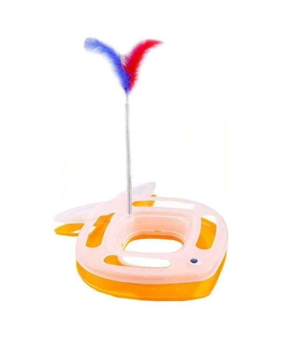 Nunbell Fareli Plastik Labirent Balık Kedi Oyuncağı