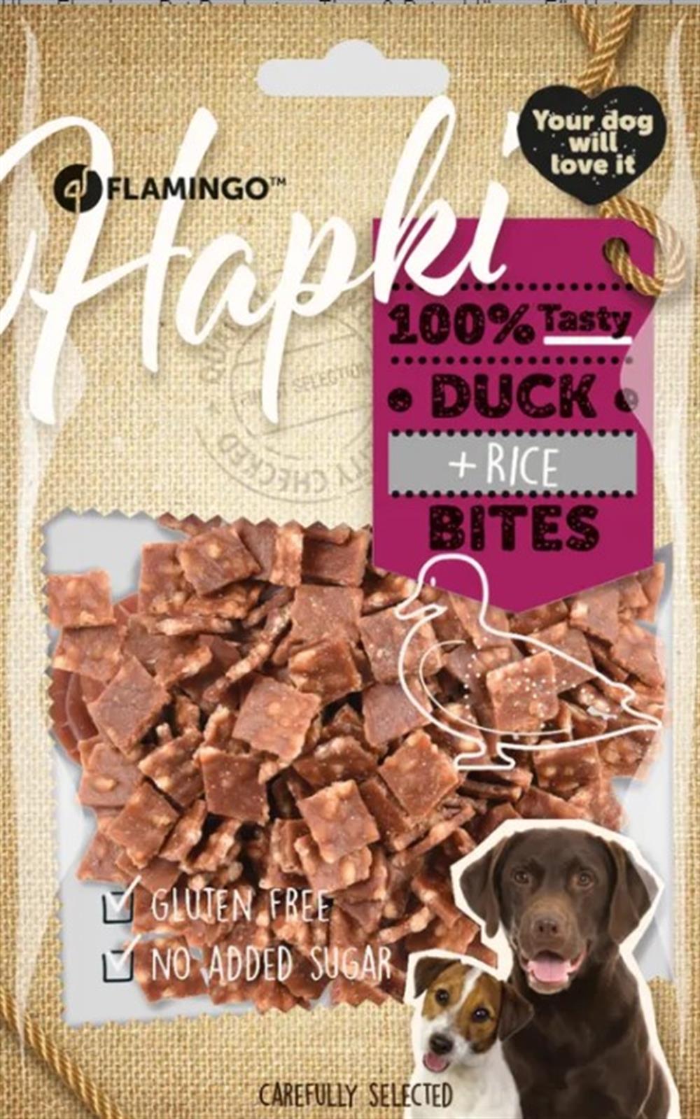 Flamingo Hapki Duck&Rice Ördekli Pirinçli Şekersiz Köpek Ödülü 85 gr