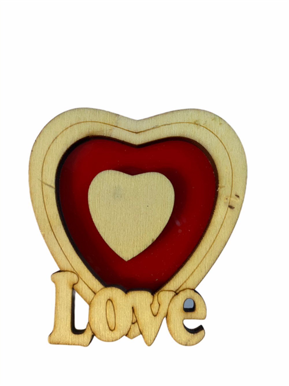 Ahşap Love Magnet