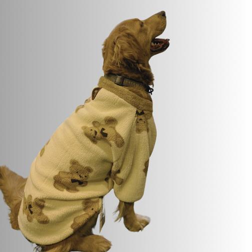 Gedyco Bear Premium Peluş Büyük Irk Köpek Sweatshirtü (21 kg-50 kg arası köpeklere uygundur)