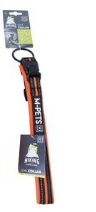 M-Pets Hiking Soft Orange S Kilit Mekanizmalı, Reflektörlü Boyun Tasması (Boyun 30 - 40 cm)