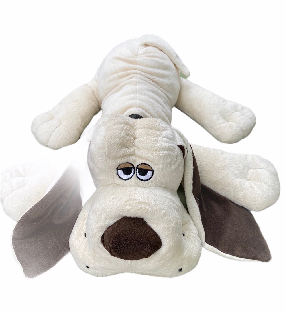 Yumuşacık Kocaman Kulaklı Bej Peluş Köpek 50 cm