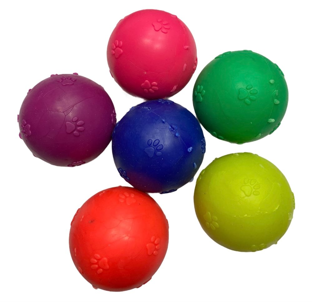 Termoplastik Kauçuk Top Köpek Oyuncağı Çap: 7 cm (1 Adet)