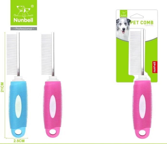 Nunbell Tek Taraflı Kıtık Açıcı Metal Tarak 21 cm x 2,5 cm (1 Adet)