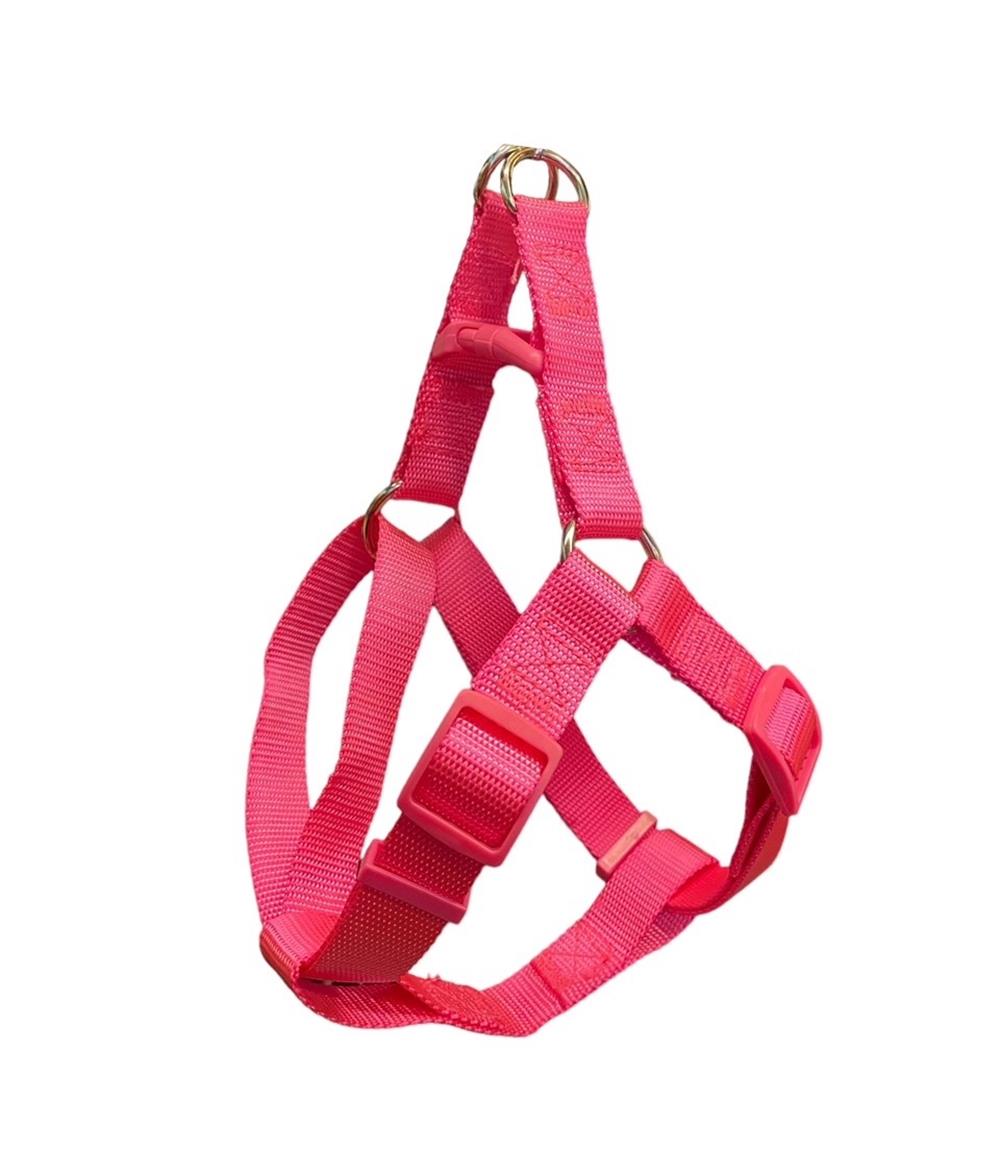 Pembe Step-in Küçük Irk Köpek Göğüs Tasması (Göğüs: 40 cm x 60 cm)