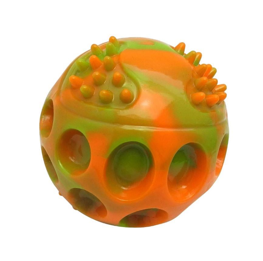 Gimdog Planet Ball Sesli Sert Kauçuk Top Köpek Oyuncağı 8 cm